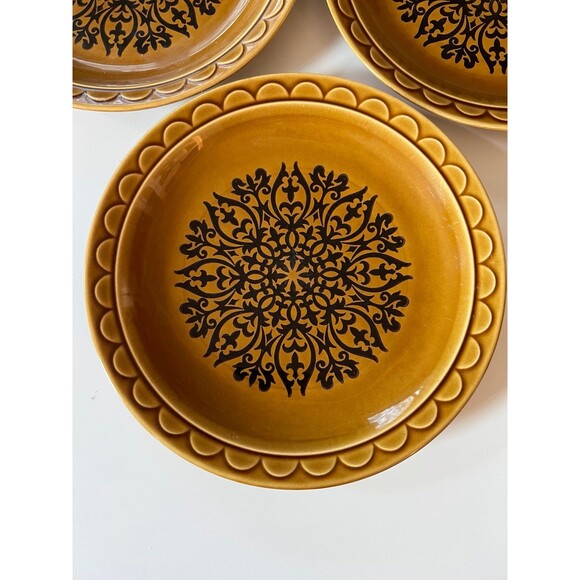 3 1960s MidCentury Modern Vintage Homer Laughlin CoventryCastilian Dinner Plates - Picture 2 of 5